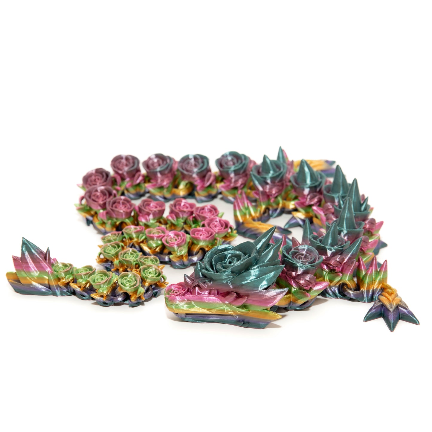 Articulated Rose Dragon Fidget Toy