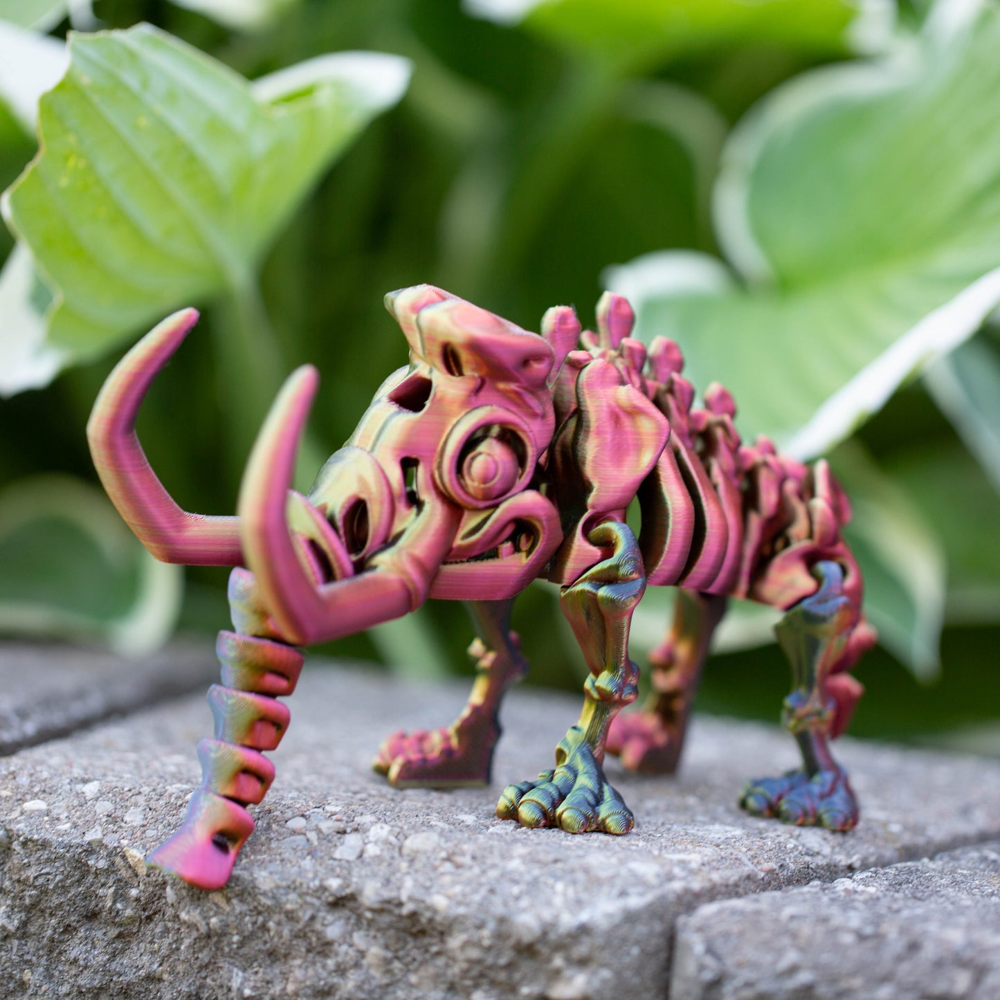 Articulated Mammoth Skeleton Toy