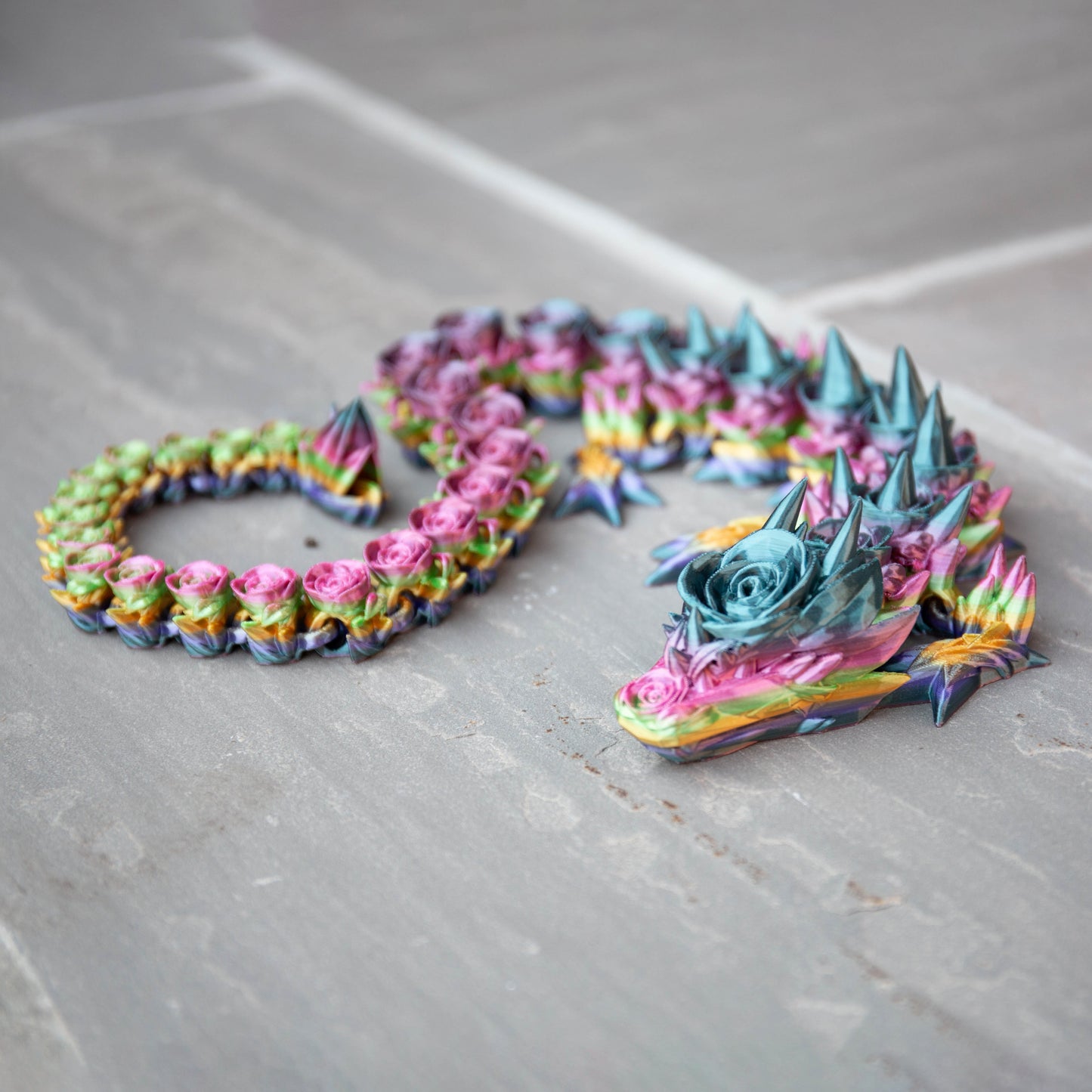 Articulated Rose Dragon Fidget Toy