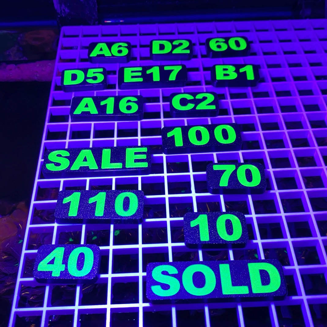 Frag Rack Letters & Numbers