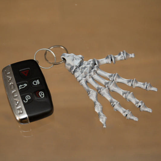 Skeleton Hand Keychain