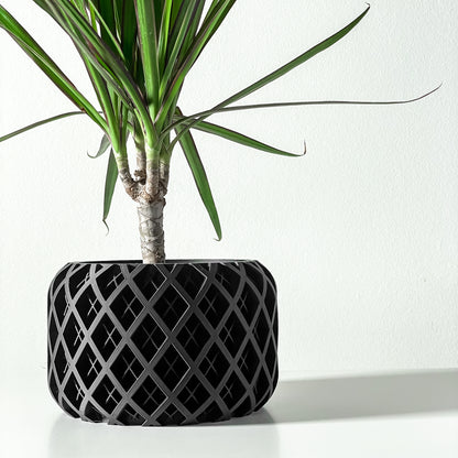 Indoor Planter Pot Torio with Drainage and Drip Tray